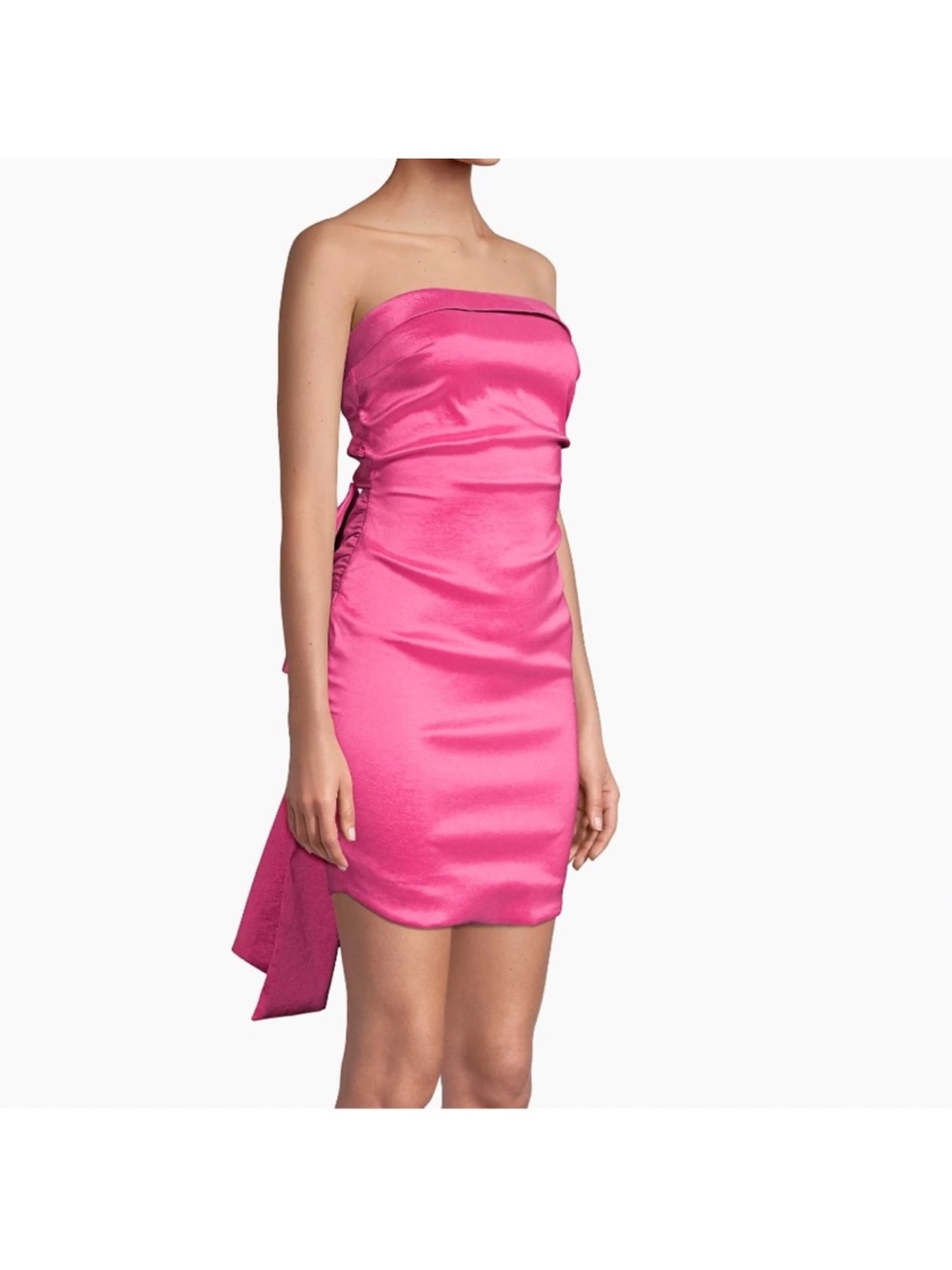 Likely Strapless Hot Pink Party Mini Dress Elle Woods Pink Dress size 6